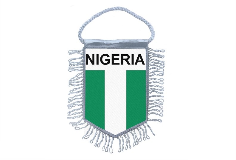 Mini Flag Pennant Country Car Decoration Nigeria Nigerian