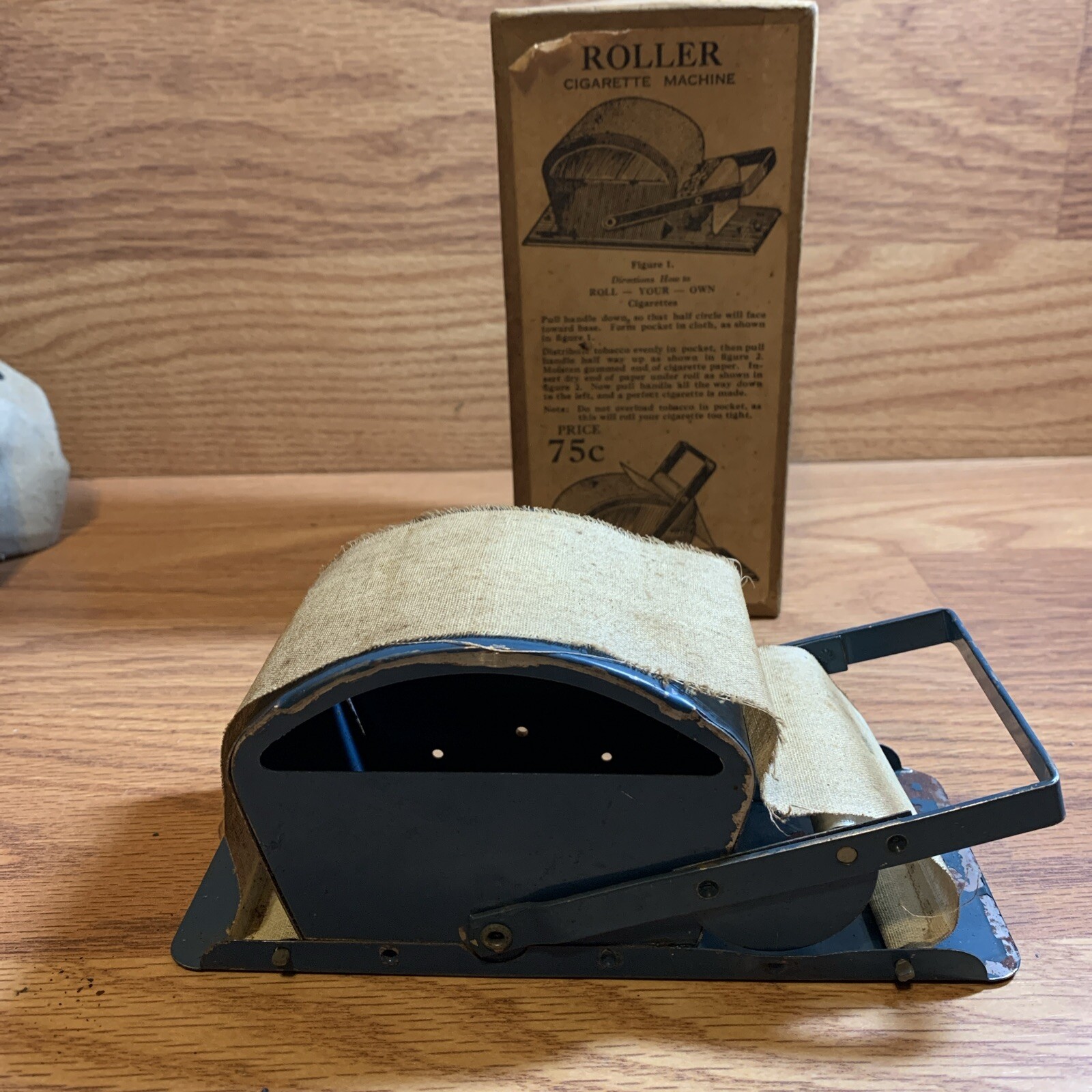 Vintage  Tobacco Cigarette Roller Rolling Machine