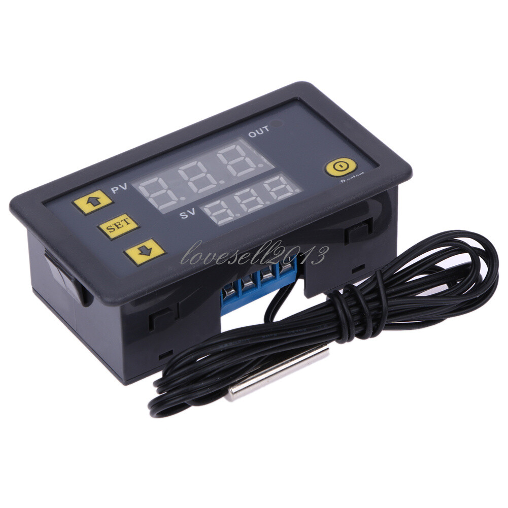 W3230 LCD 12V Digital Thermostat Temperature Controller Meter Regulator 20A Kit