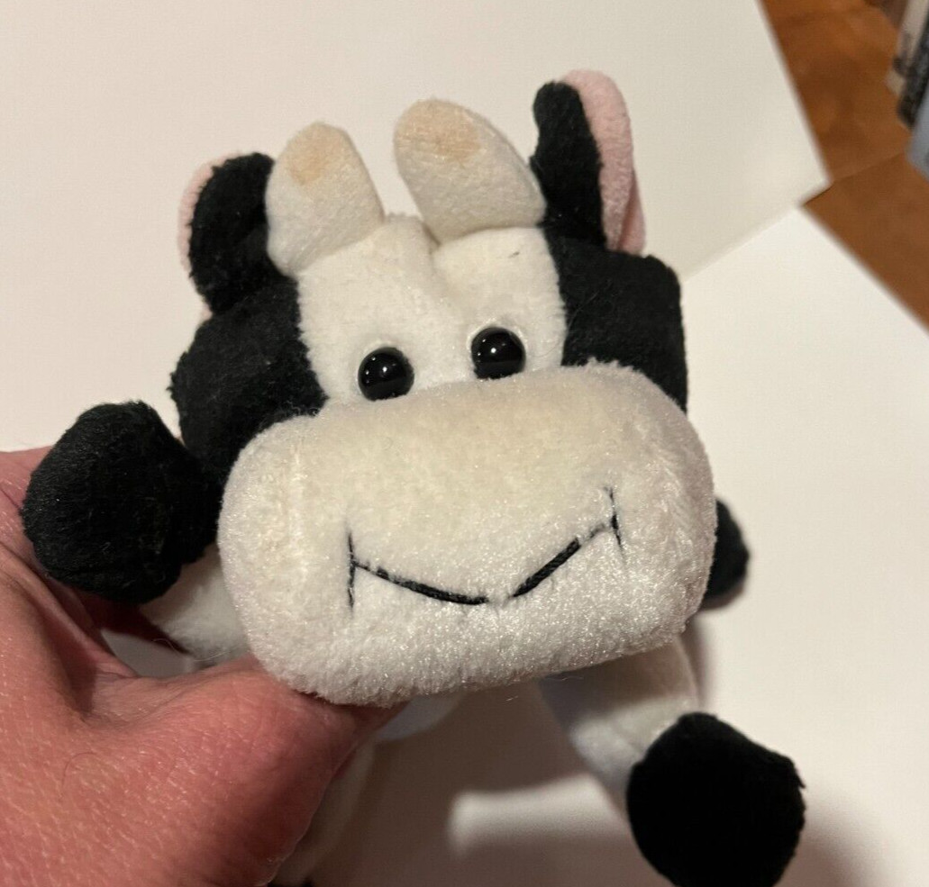 Gateway Computer Promotional 9 1/2" Plush Cow, From 1997, Kids Preferred