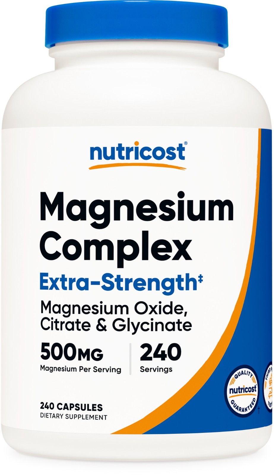 Nutricost Magnesium Complex 500mg, 240 Capsules - Gluten Free and Non-GMO