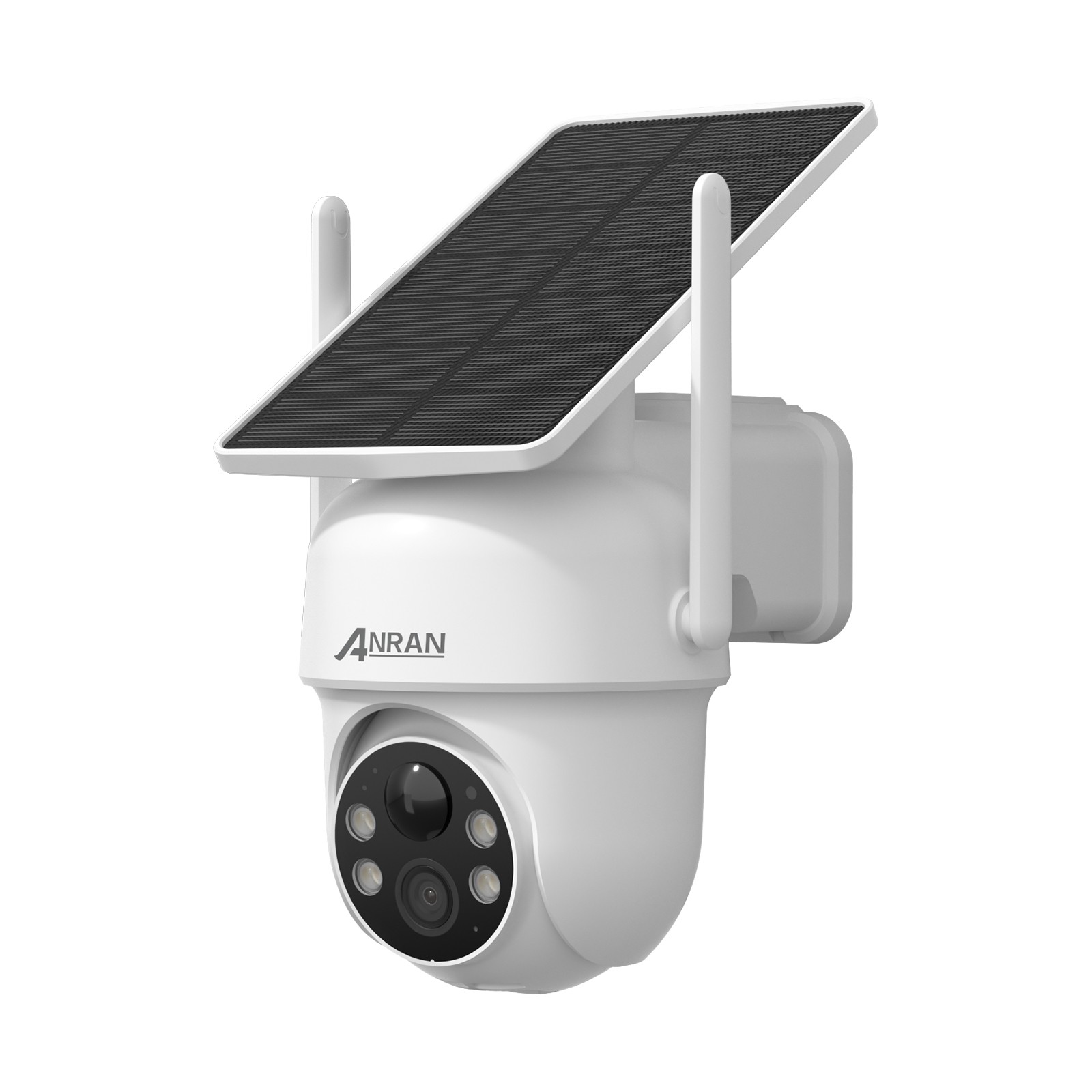 ANRAN Solar-Powered PTZ Wireless Security Camera with Solar Panel 2K Outdoor Use