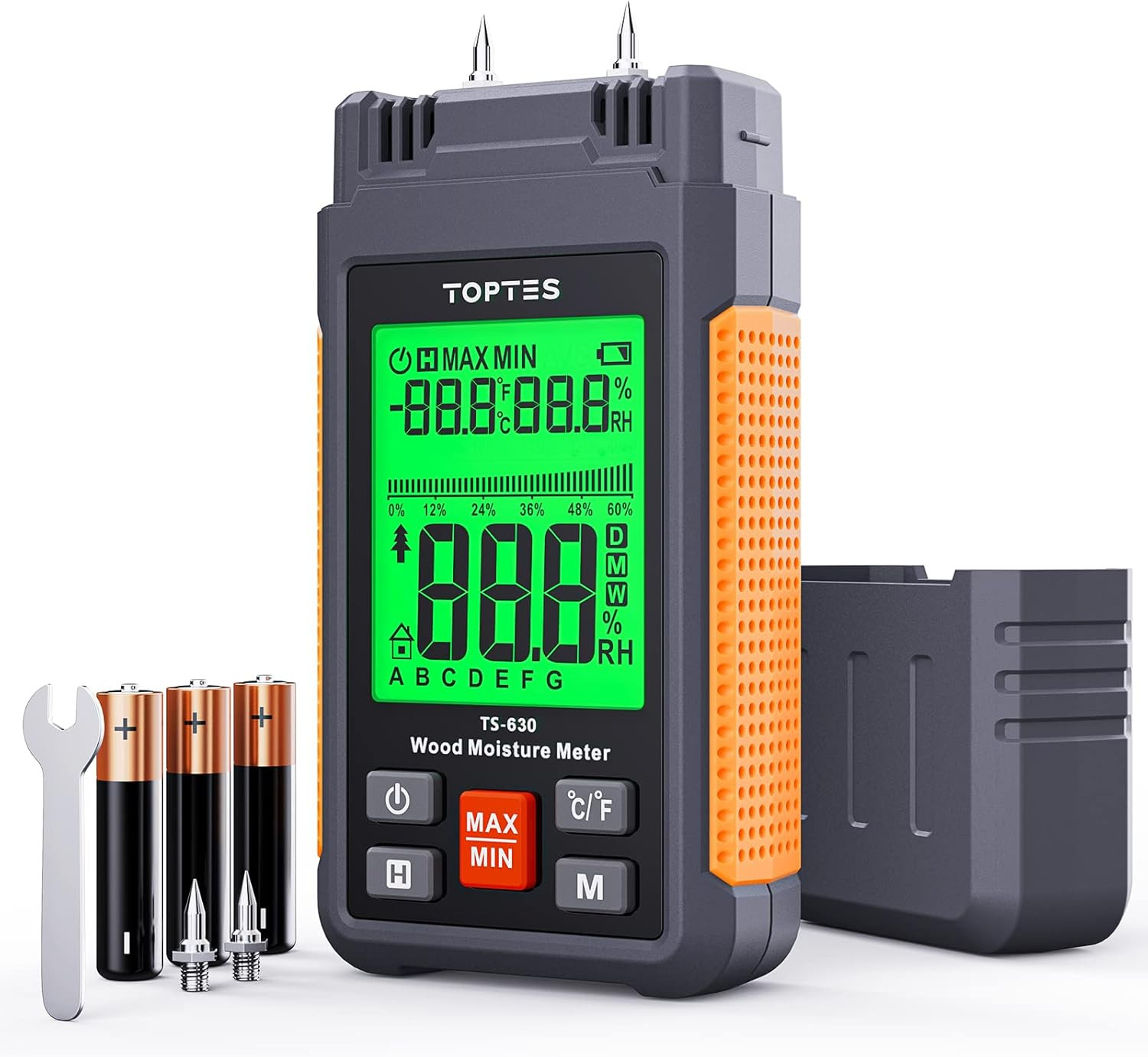 Wood Moisture Meter,  Digital Moisture Meter TS-630, Handheld Humidity