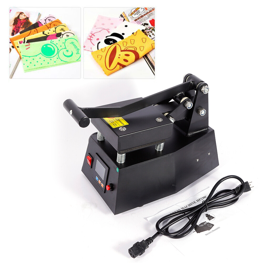 Digital Label Single Heat Press Machine Clothing LOGO Printing 0-250?? 110V 600W