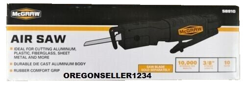 3/8" Reciprocating Air Body Saw High Speed Pneumatic Air Cutting Tool 10,000 SPM