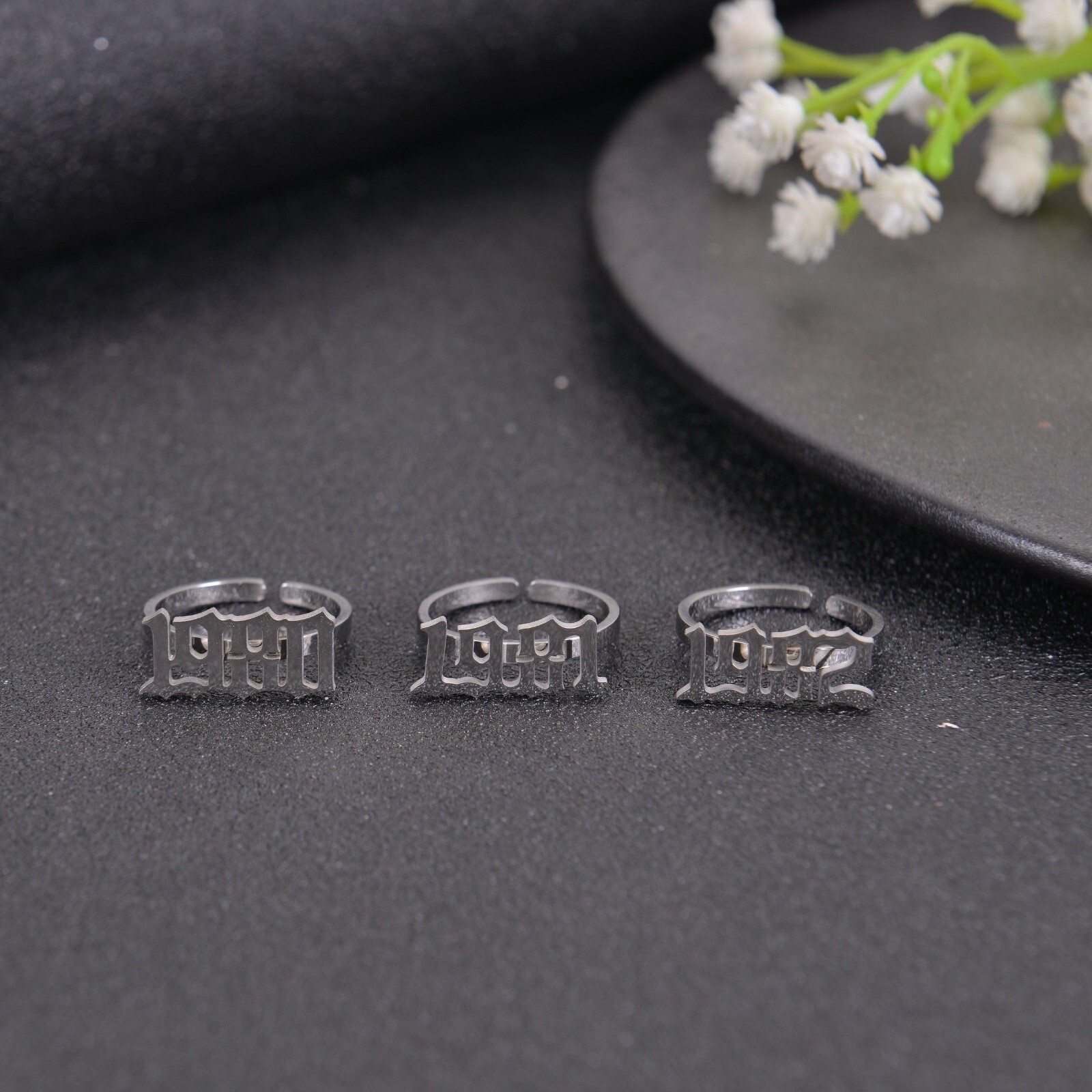 Pendantify Personalized Birth Year Ring | Custom Birth Year Ring Charm