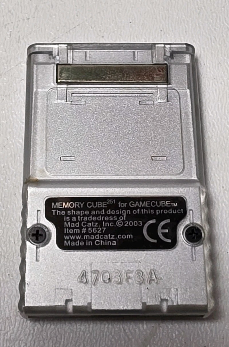 Mad Catz 4X 251 Block Platinum Memory Card for Nintendo GameCube