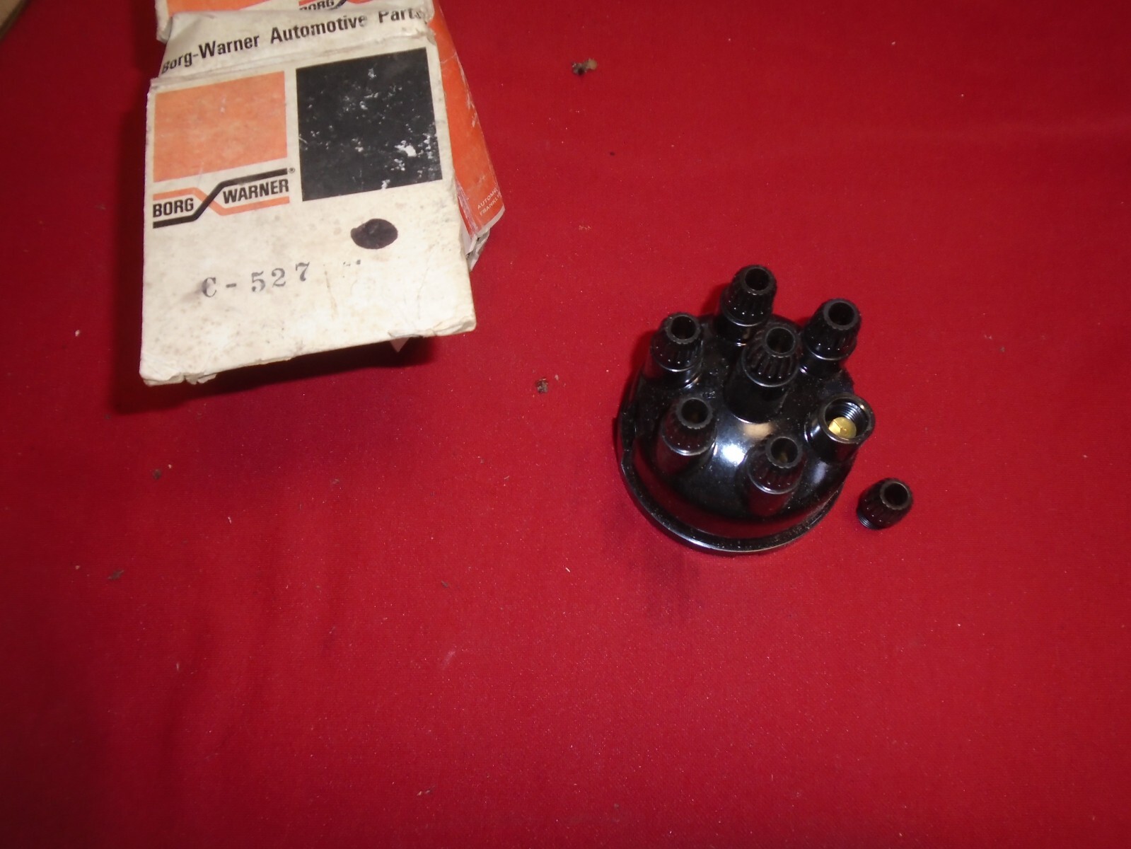 Ignition Distributor Cap 6-Cylinder 1949-1960 Borg Werner C-527
