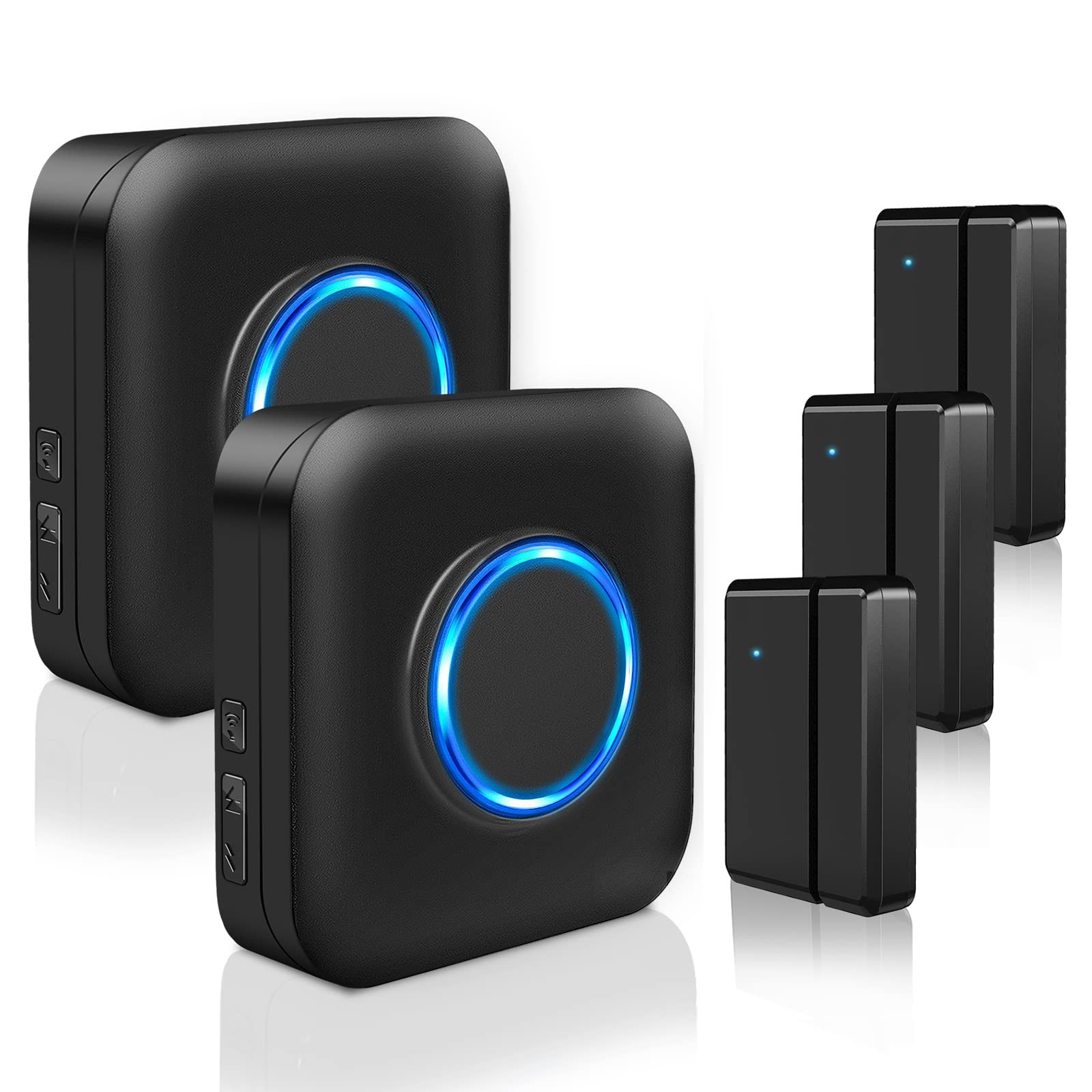 Door Chime Wireless Door Chimes When Door Open Entry Alarm 600FT Range with 5...
