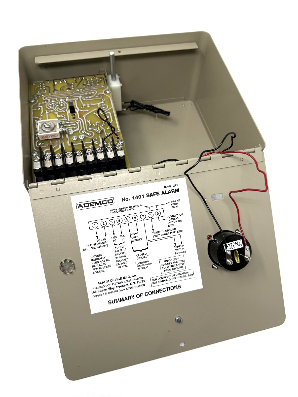Ademco 1401 Proximity Safe Alarm
