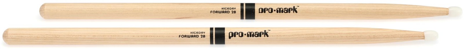 Promark TX2BN - 2B Nylon Tip Hickory Drumsticks
