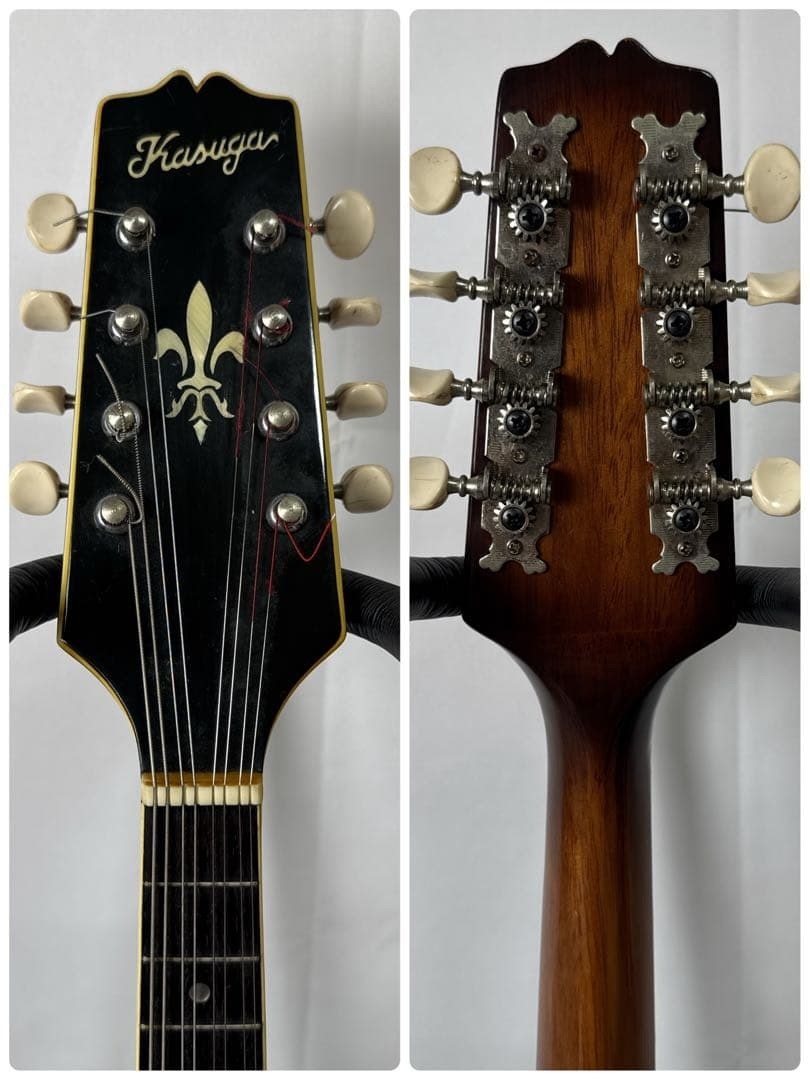 B177 KASUGA Kasuga Instruments Flat Mandolin with Hard Case