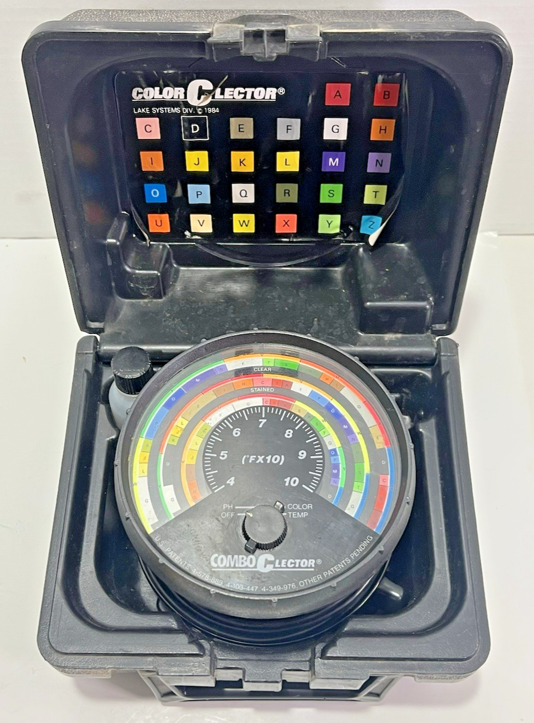 Combo C Lector FX10 PH Color Temp Bass Lure Tracker Meter Lake Systems W/Case