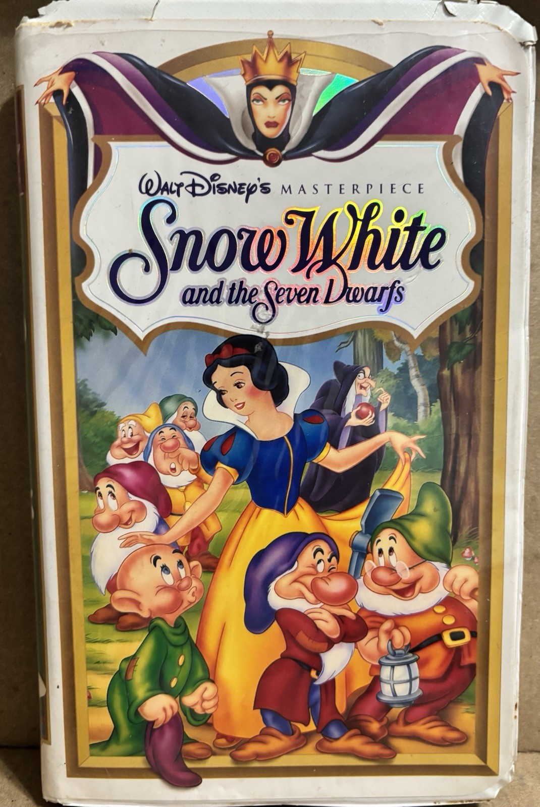 VHS Walt Disney Home Video Snow White and the Seven Dwarfs Masterpiece