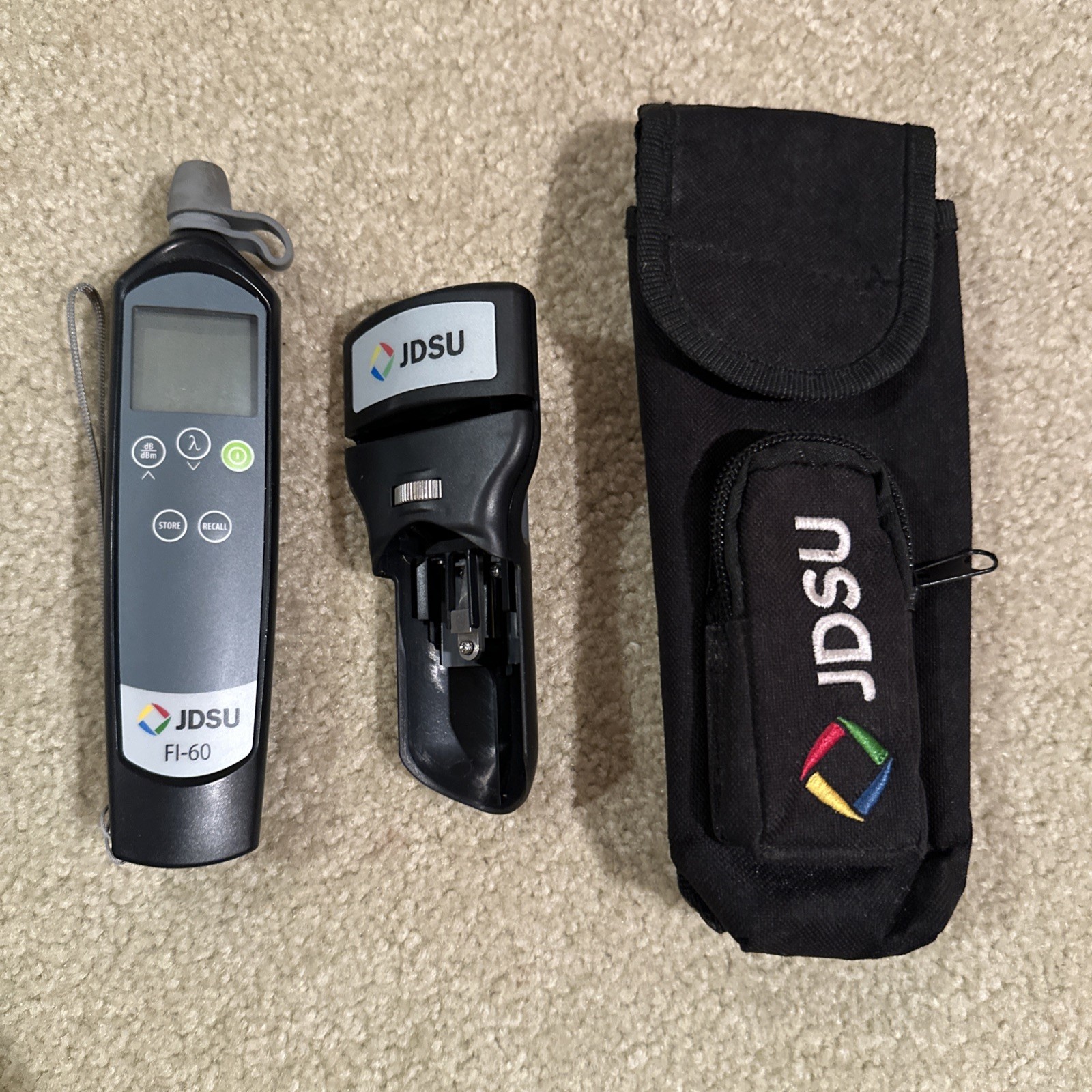 Viavi FI-60 Optical Power Meter With Live Fiber Adapter