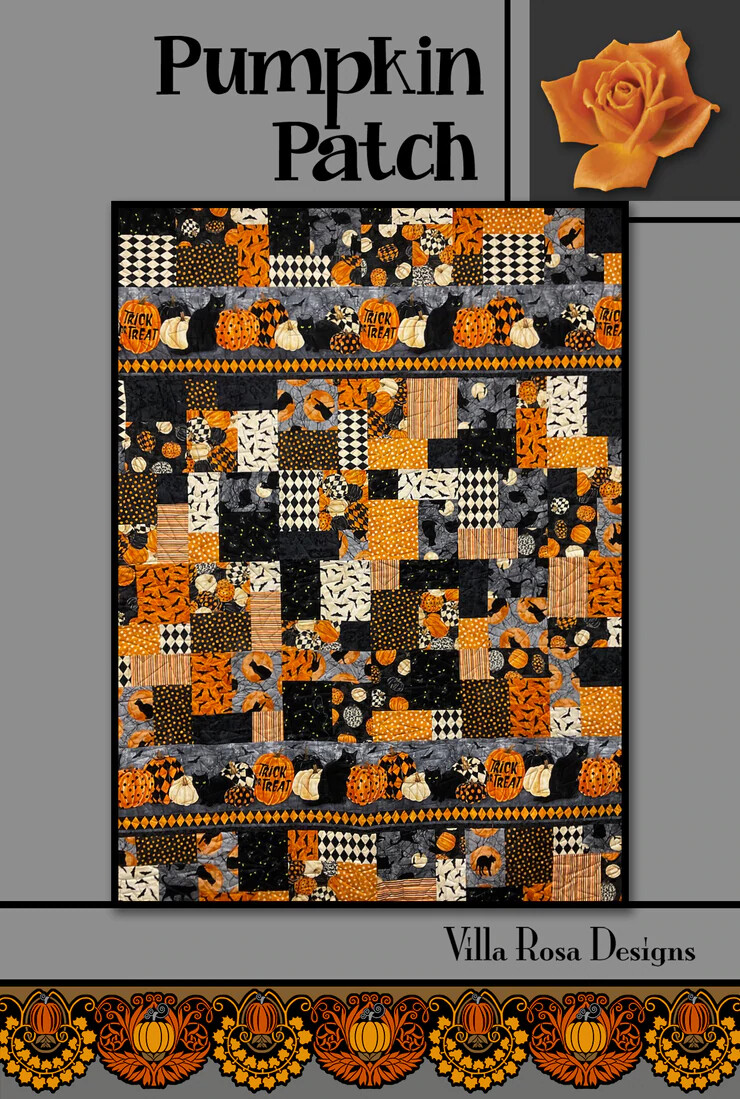 Pumpkin Patch Quilt Pattern-A Fat Quarter Quilt