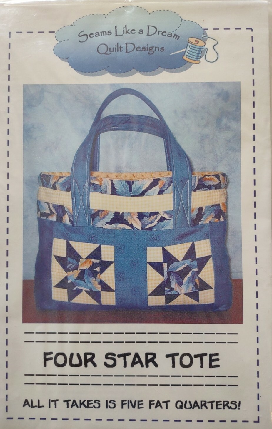 Seams Like a Dream Quilt Designs Four Star Tote
