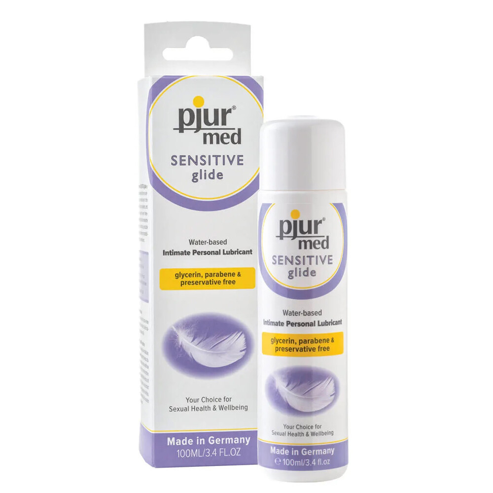 Pjur Med Sensitive Glide Water-Based Lubricant 3.4oz - No Additives