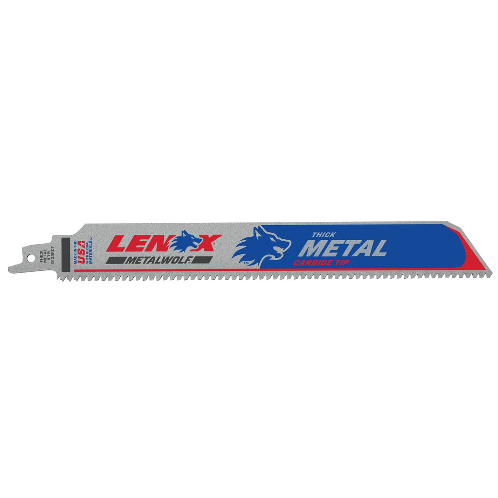 LENOX 9" x 1" Lazer CT Carbide Tipped Reciprocating Saw Blades - 2014224