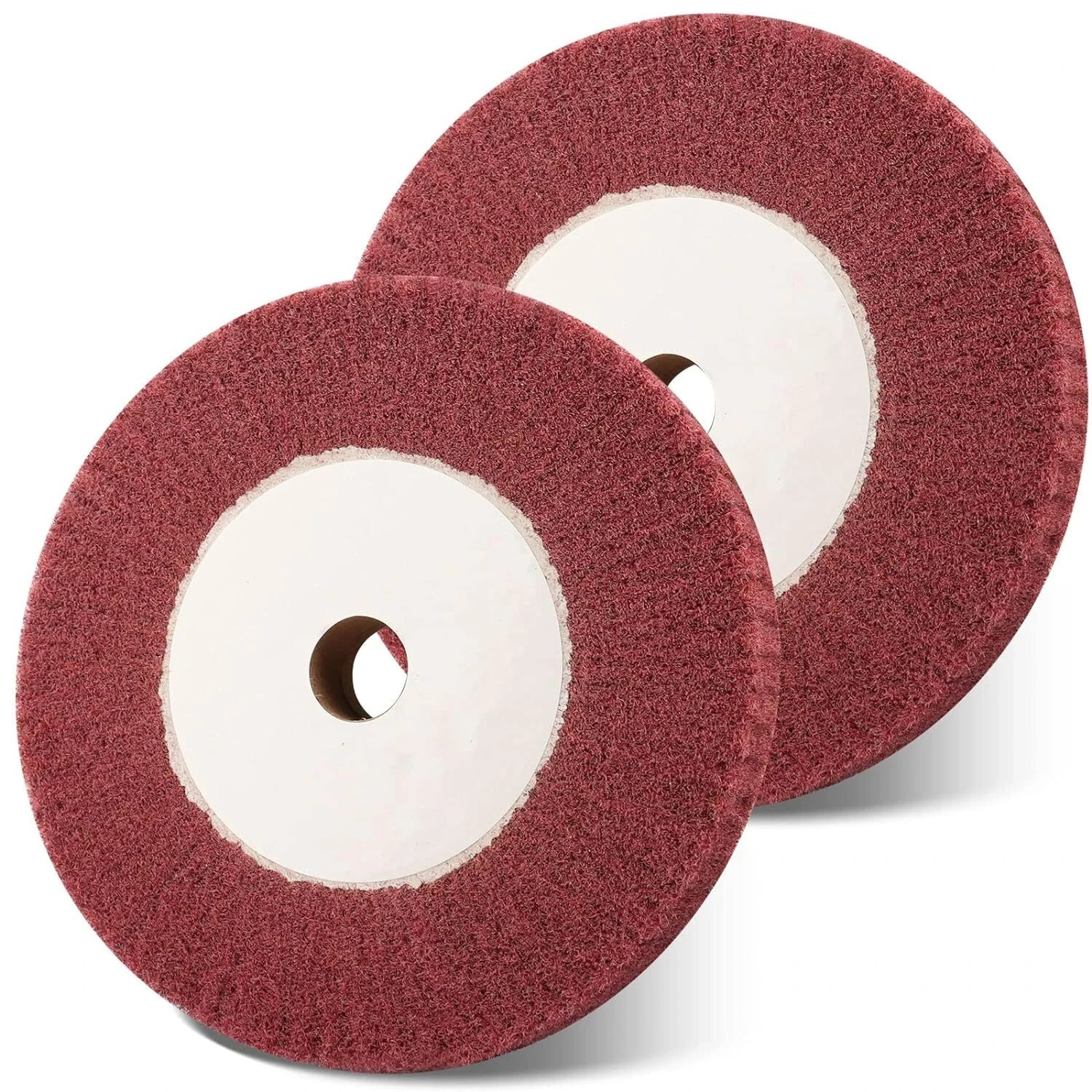 6 Inch Bench Grinder Polishing Wheel, 320 Grit Tight Weave Tough Polishing Bu...