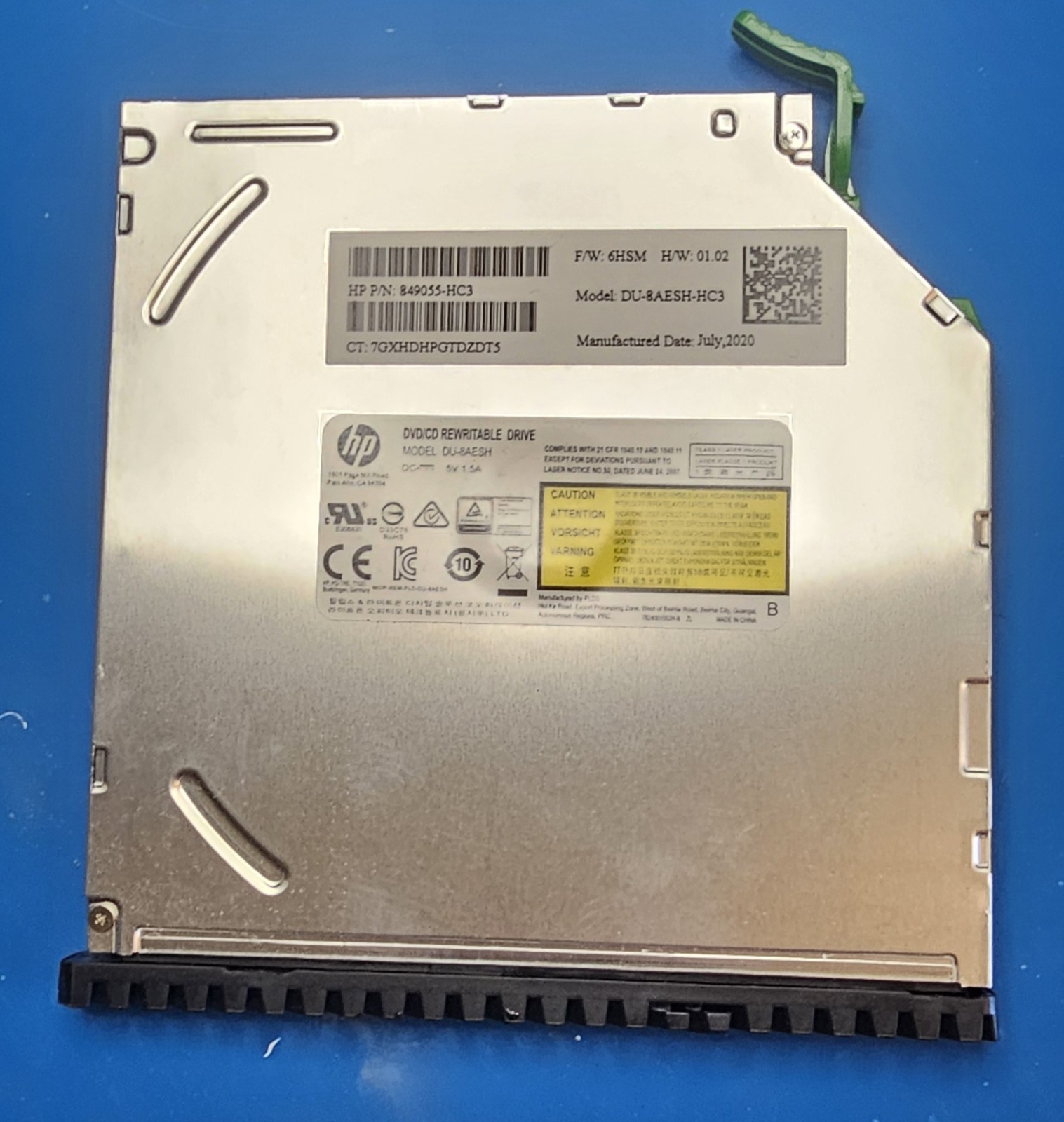Genuine HP 600 800 G3 SFF DU-8AESH 849055-HC2 CD-RW / DVD-RW Optical Disc Drive
