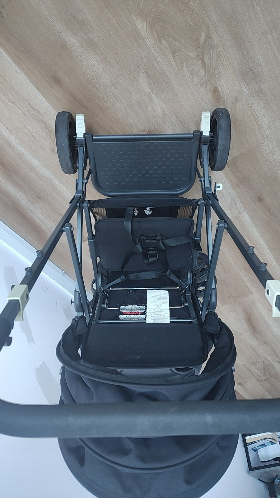 Baby Trend Single Stroller Black Folding with Hood/Canopy & Cup Holder