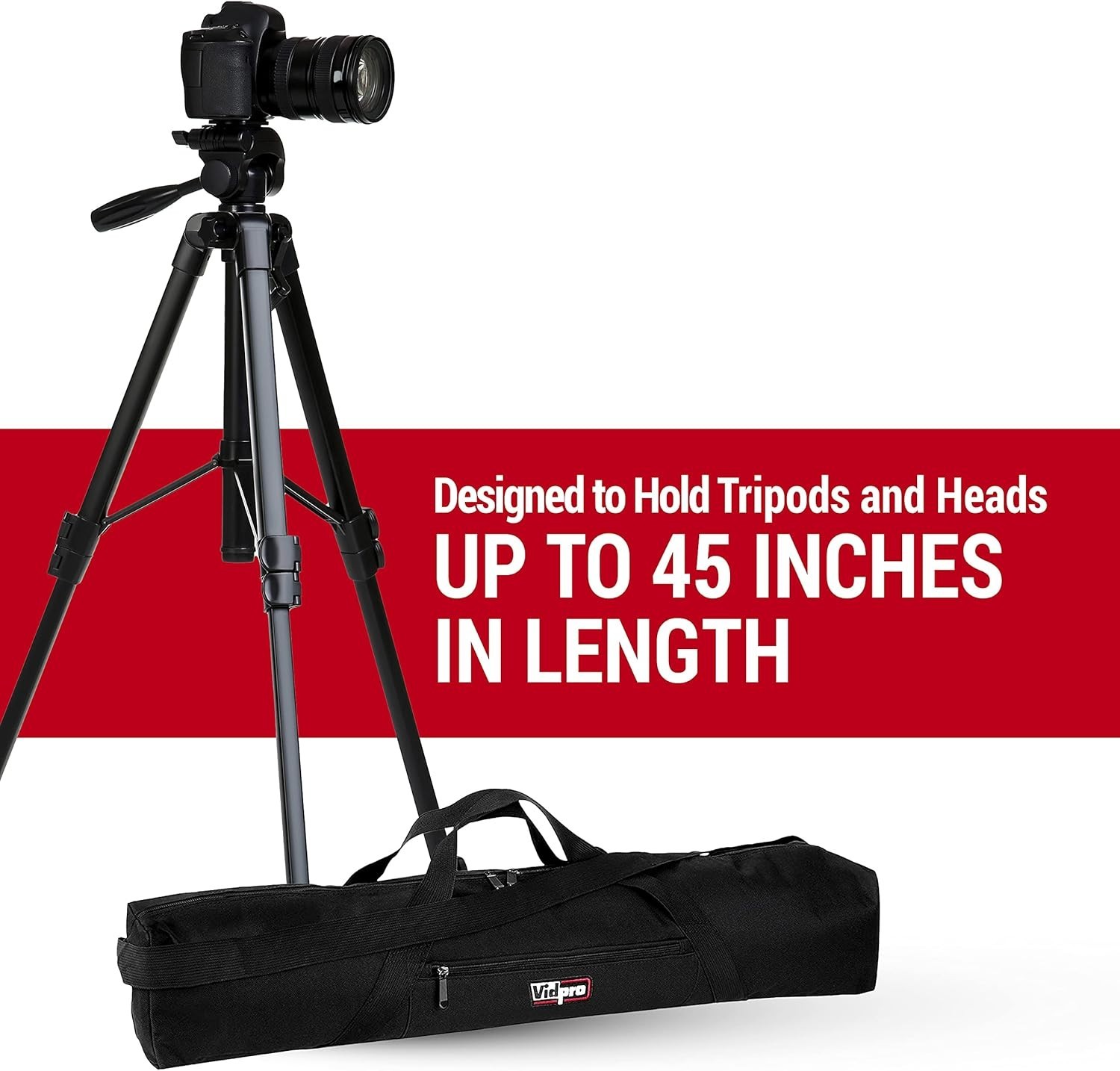 Tripod Case 45 Inch Heavy Duty Nylon Zipper Shoulder Strap Handle
