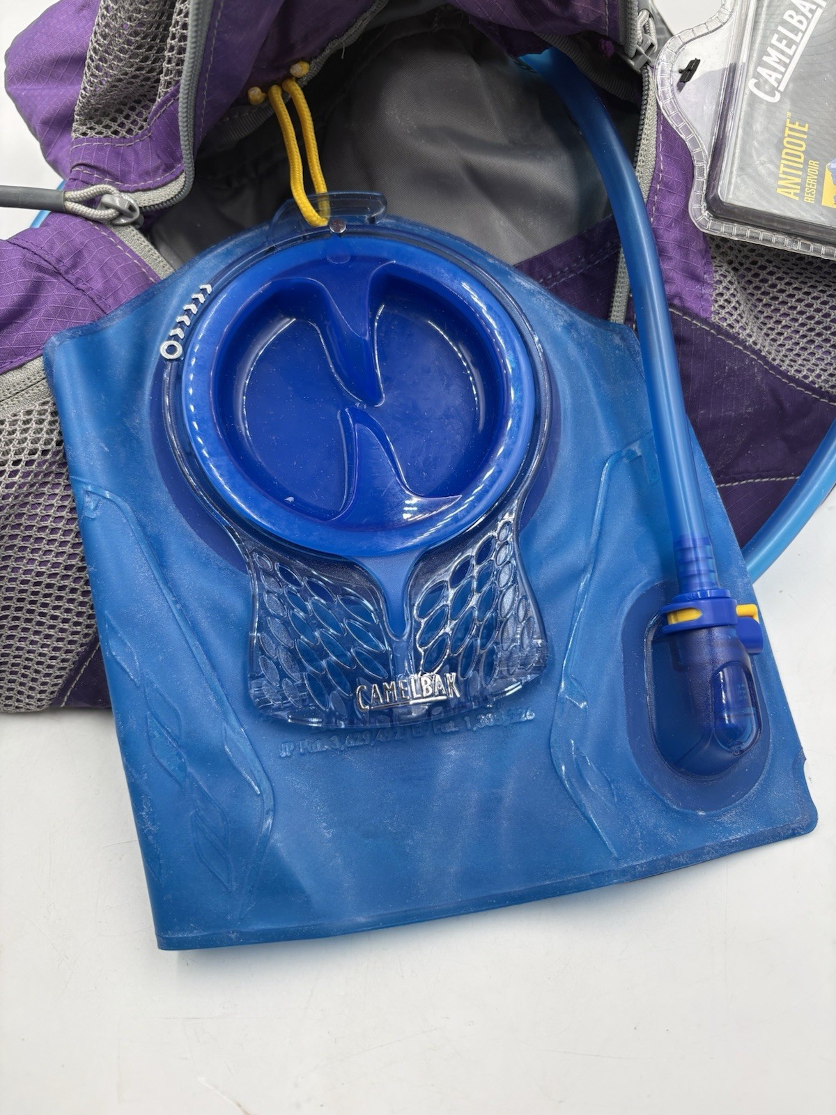 Camelbak Octane LR Hydration Purple & Gray Hydration Pack Vest New W/Bladder
