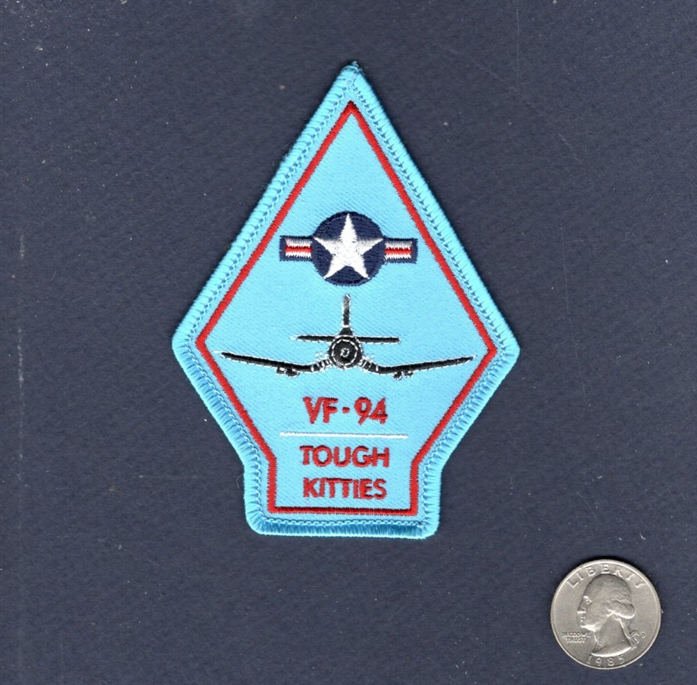 VF-94 TOUGH KITTIES VFA-94 MIGHTY SHRIKES US NAVY F-18 Squadron Legacy Patch