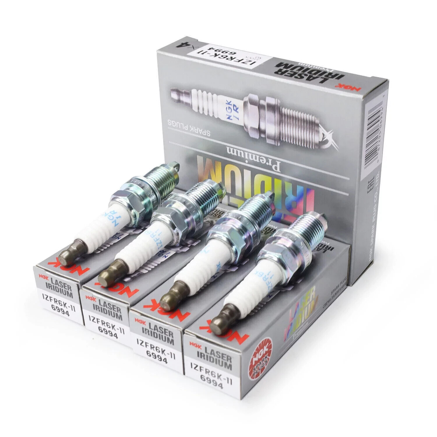 6PCS NGK Iridium Spark Plugs IZFR6K11 for Acura Honda V6 Accord MDX TL RL