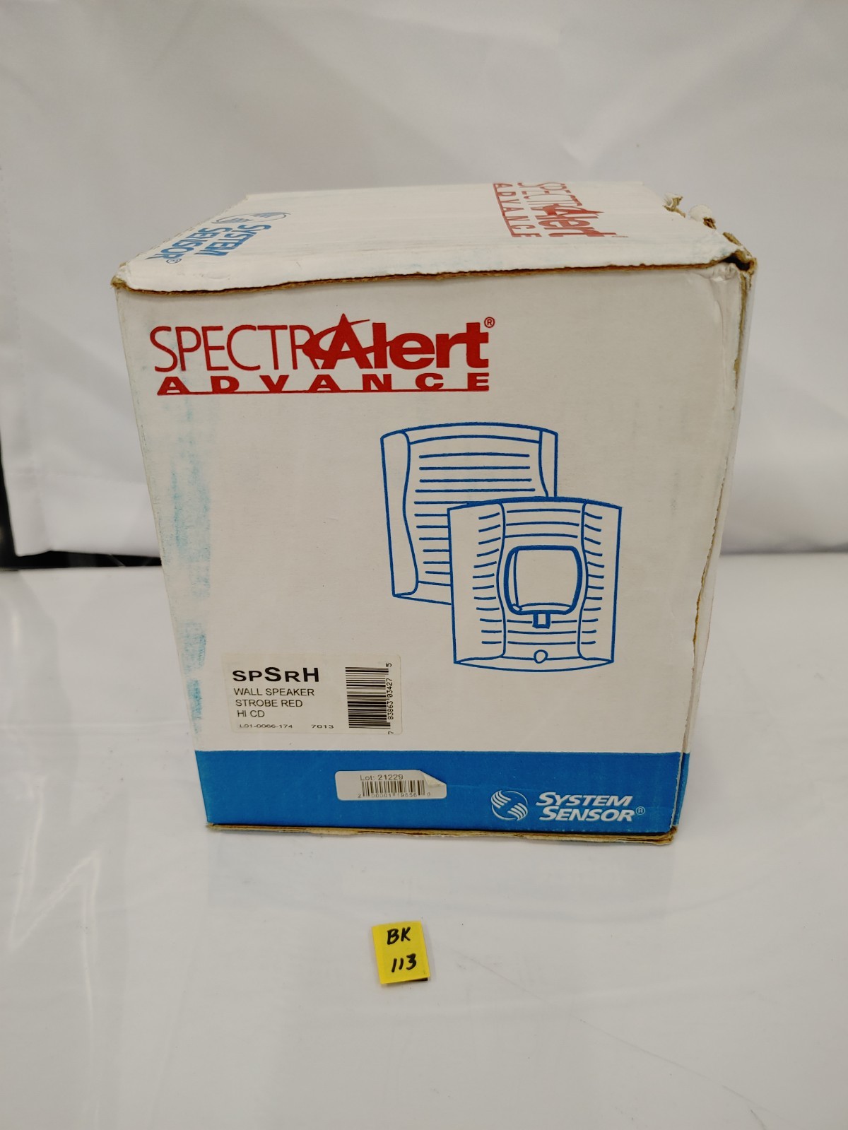 System Sensor SPSRH Wall Mount Speaker/Strobe