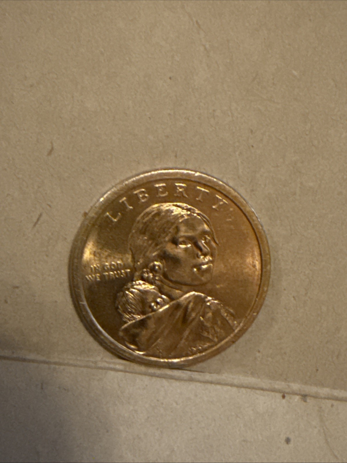 2010 RARE Sacagawea Dollar W Errors; Off Center Front & Back Date & Mint On Side