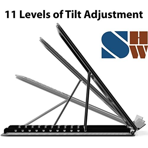 Mesh Ventilated Adjustable Laptop Black Stand,Adjust your laptop, notebook, iPad