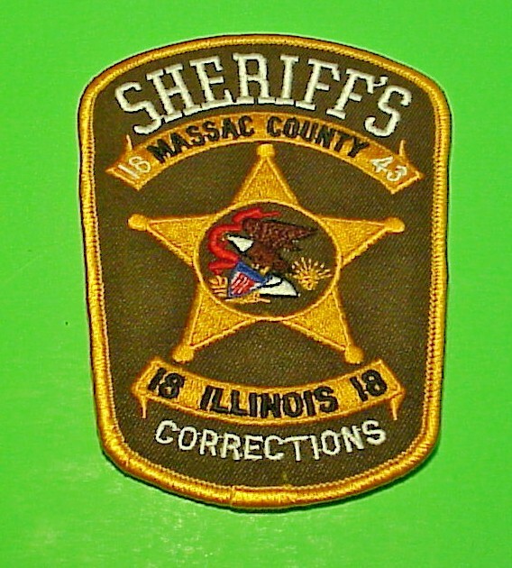 MASSAC  COUNTY  ILLINOIS  IL  CORRECTIONS  5"  POLICE PATCH  FREE SHIPPING!!!