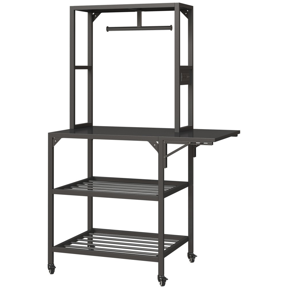 3D Printer Cabinet with Double Layer 3D Printer Filament Storage Rack
