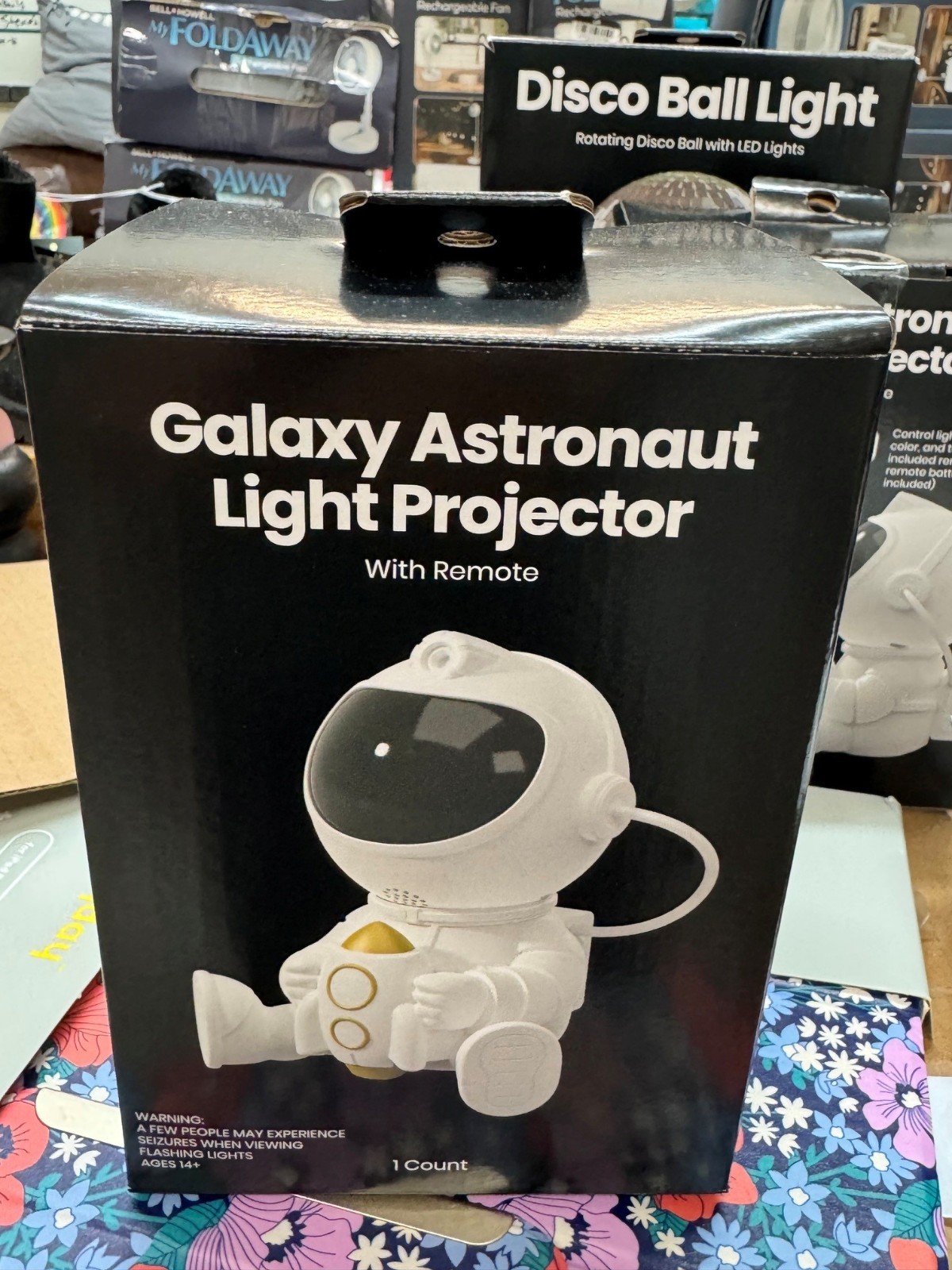 Mooyran Astronaut Starry Sky Night Light Projector - White