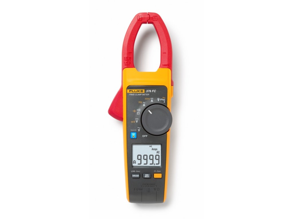 Fluke 376 FC - True-RMS Clamp Meter with 18 Inch iFlex