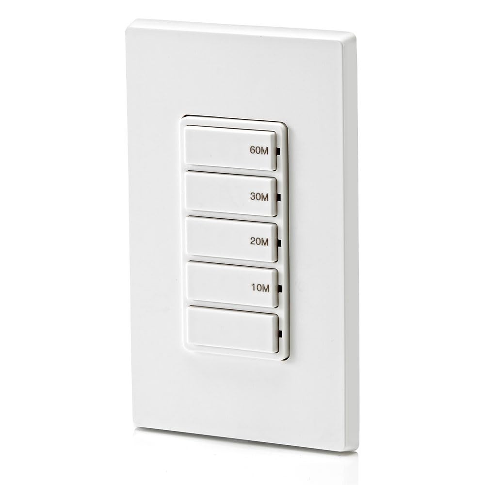 Leviton Decora 15A 60-Minute Indoor In-Wall Countdown Timer Switch 1/2 HP/9.8A F