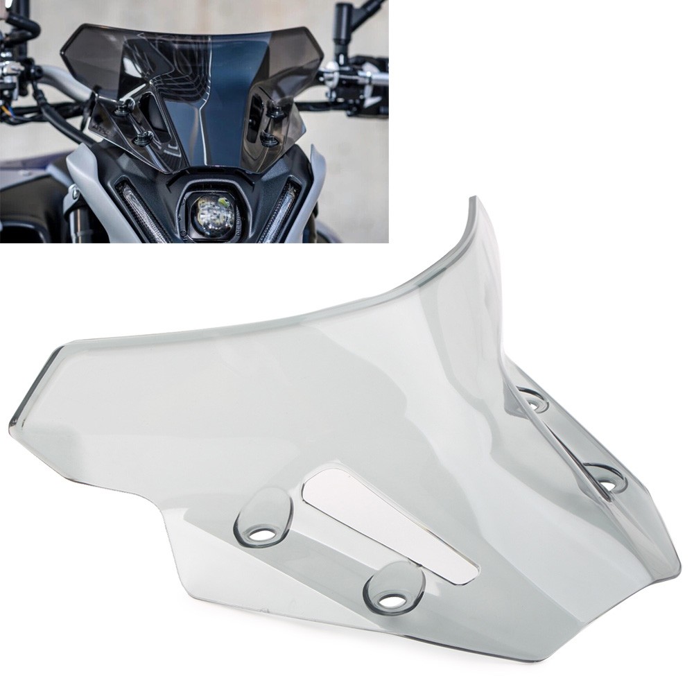 Fit YAMAHA MT09 / SP FZ09 2021-2022 Windshield Windsreen Wind Deflectors Gray