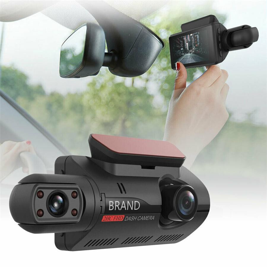 Touch Screen Dash Cam 3" 1080P Dual Lens Car DVR Recorder Camera Looprecording