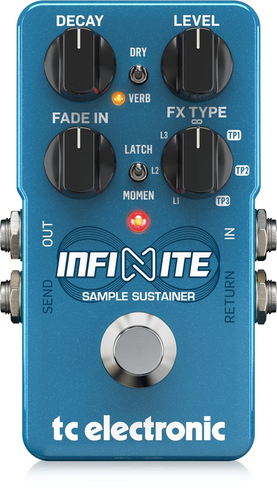 TC Electronic Guitar Delay Effects Pedal Blue (Infinite Sample Sustainer)
