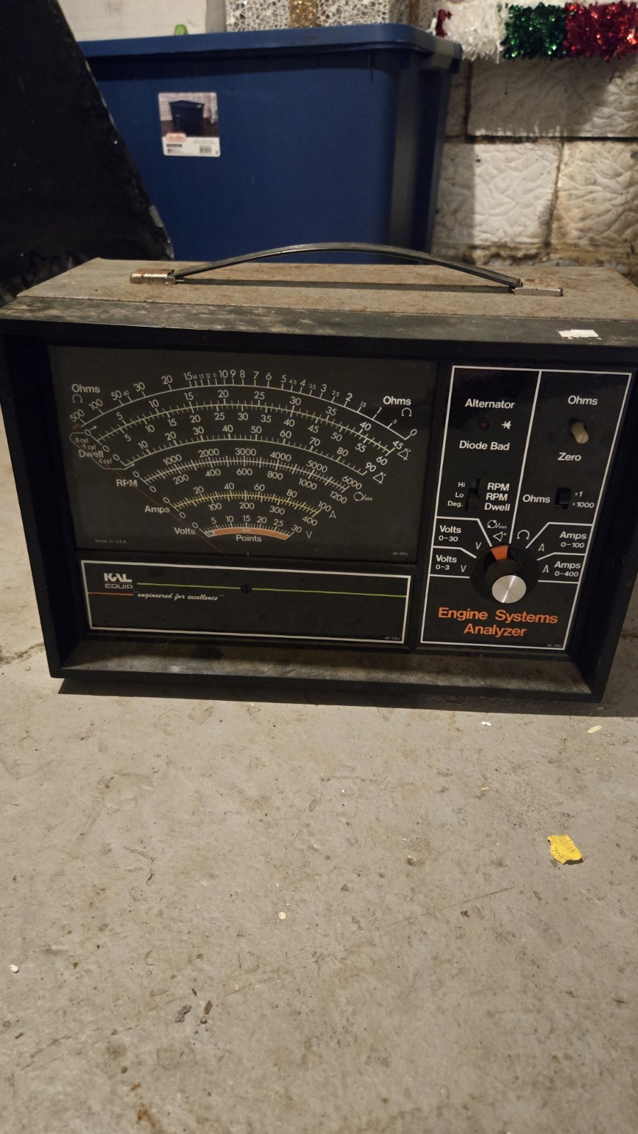 KAL Equip Professional Systems Engine Analyzer 60-4008 With Everything You See