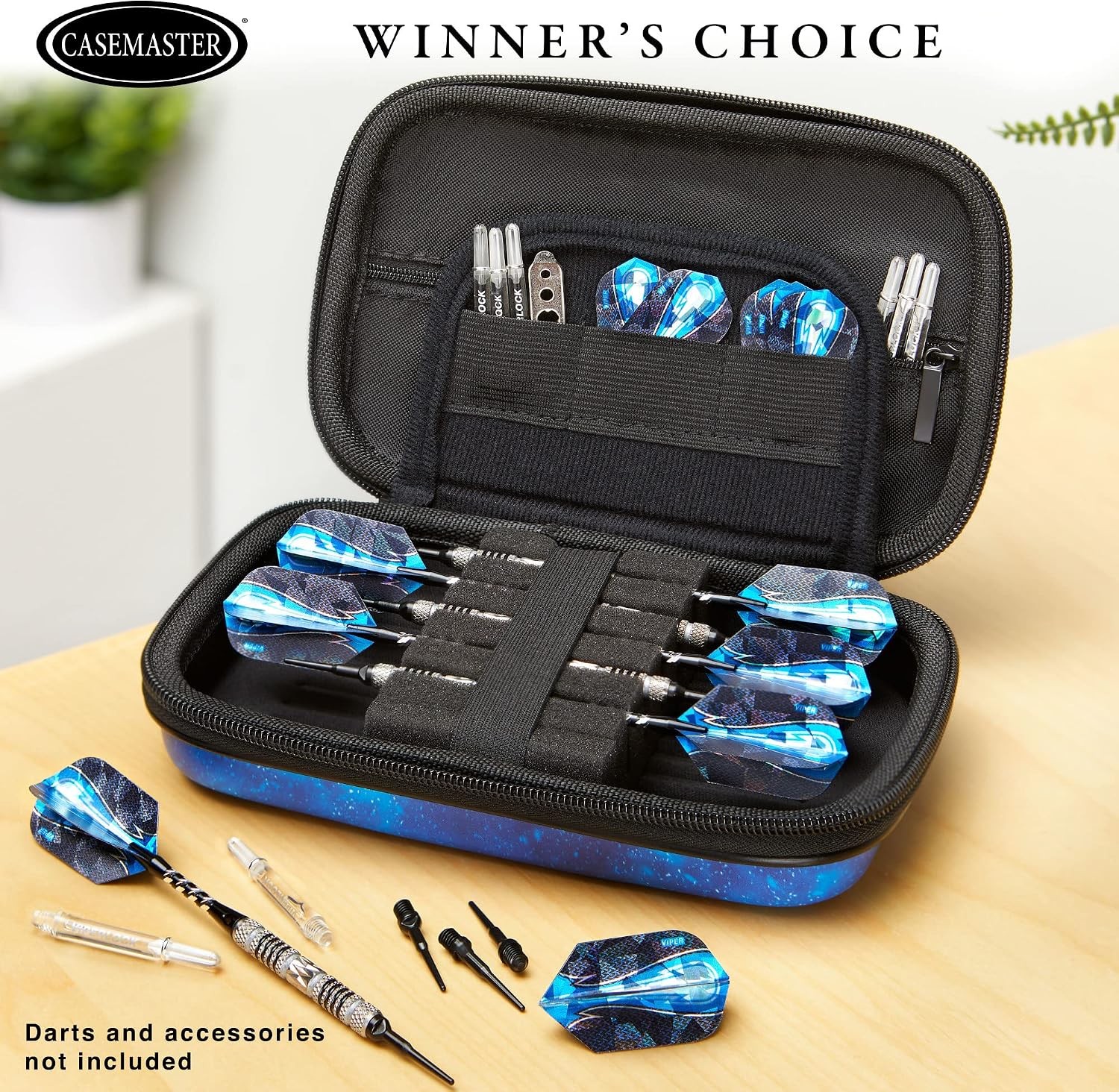 Sentinel 6 Dart Case Holds Extra Accessories Tips Shafts and Flights Compatible