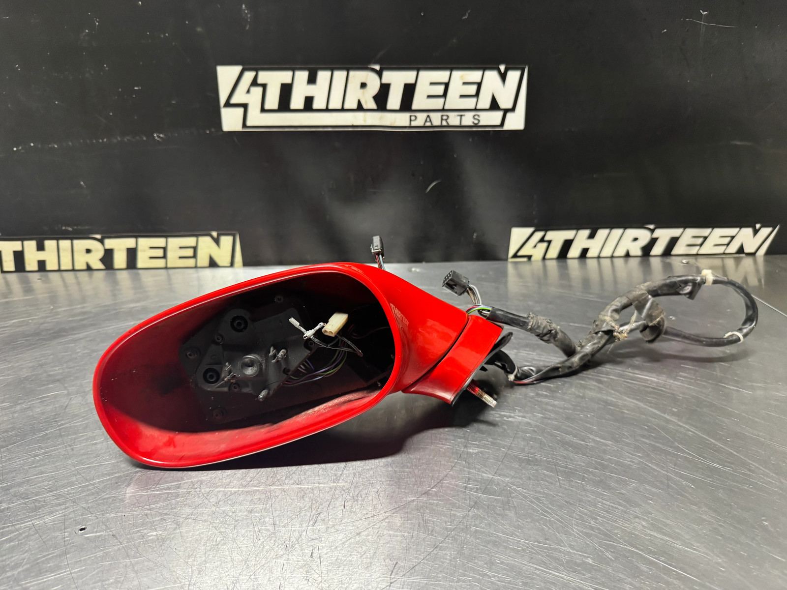 1997-2004 CORVETTE C5 LF DRIVER SIDE MIRROR TORCH RED OEM #N238