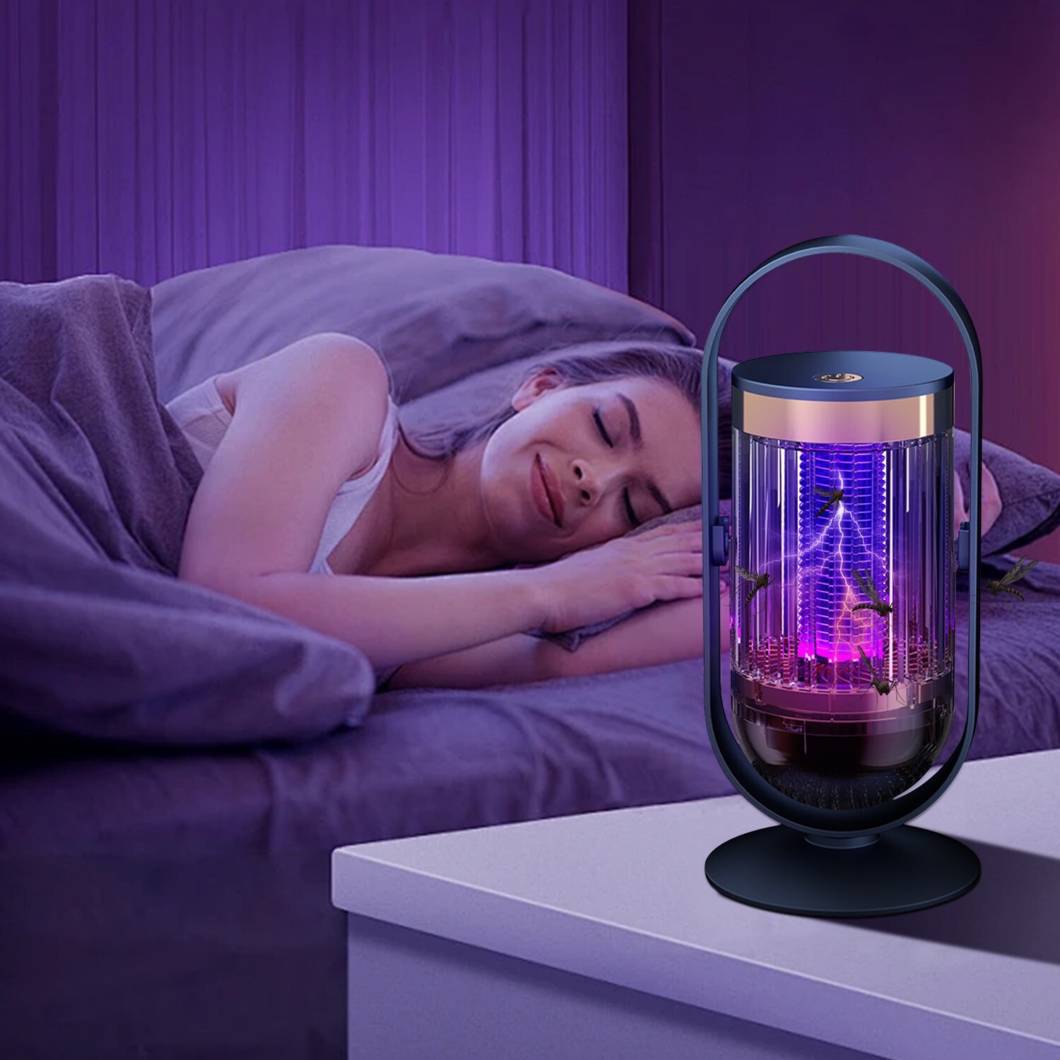 Mosquito Killer Lamp Fly Repeller Indoor Outdoor Repellent Lights Insect Zappers