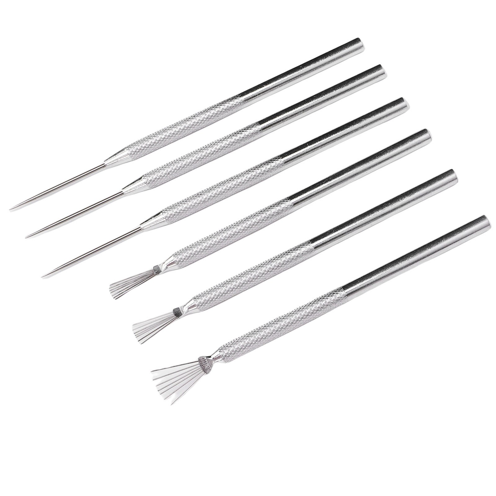 Complete Clay Needle Tools Set For Pottery - Ergonomic Handles Included