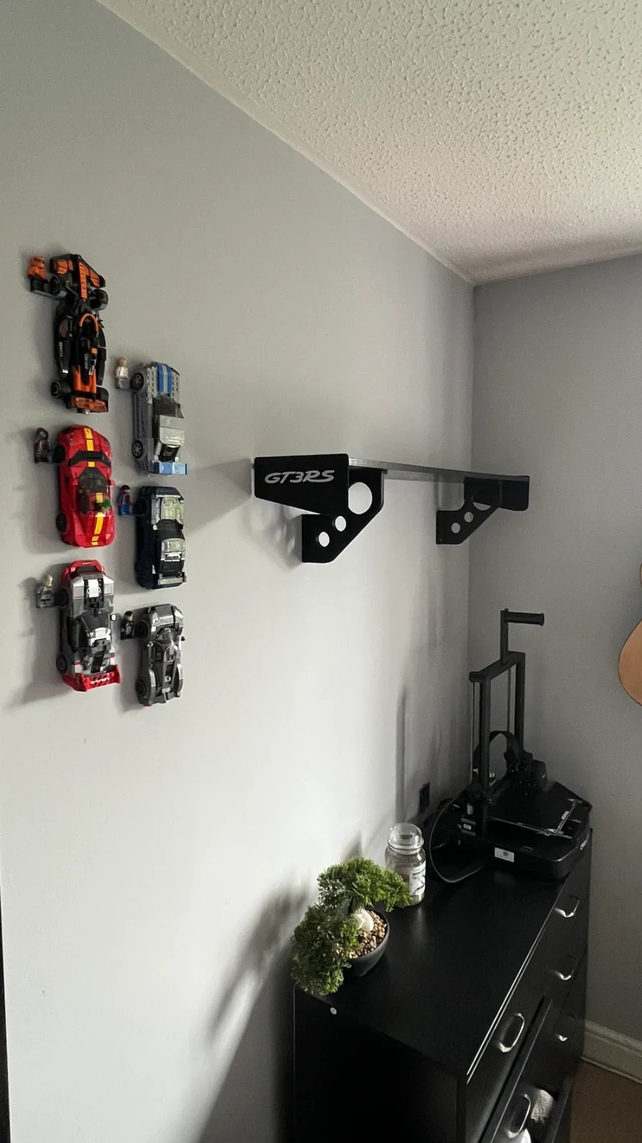 Porsche GT3 RS Spoiler Floating Wall Shelf
