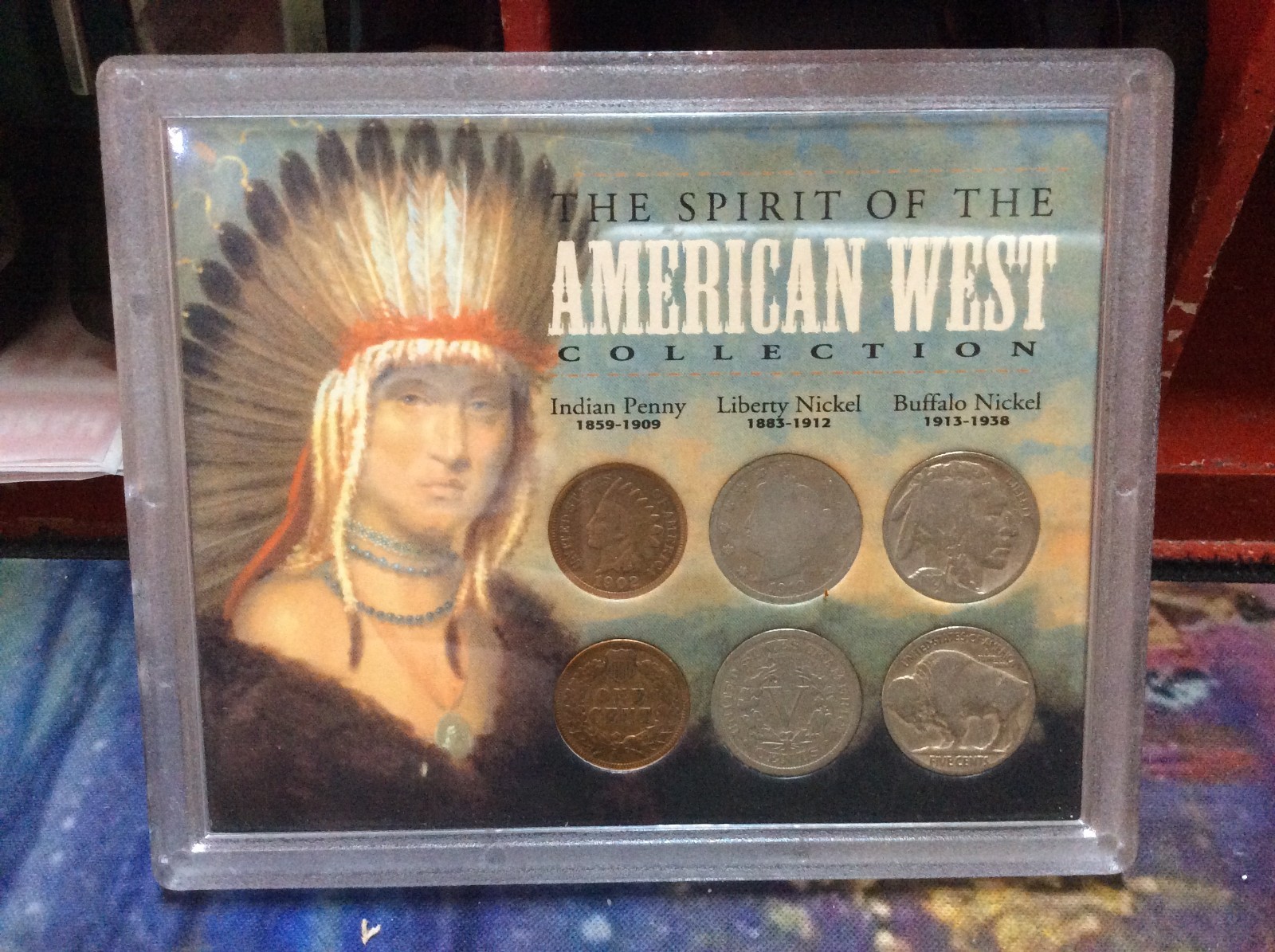 Spirit of the American West 6 Coin Collection in an Acrylic Case