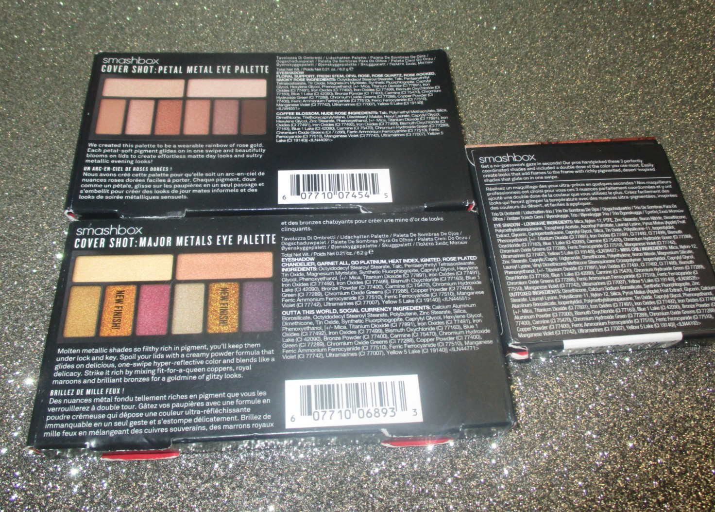 3x SMASHBOX EYESHADOW SHADOW Palettes NIB
