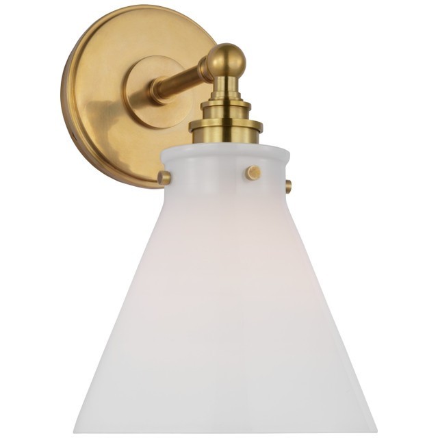 Visual Comfort Signature Parkington Small Single Wall Sconce - CHD2527ABWG - New